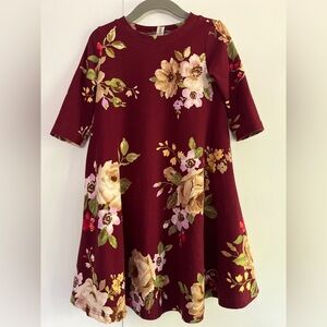 Pomelo toddler girl floral print dress, size 3T